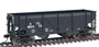 PROTO 2000 War Emergency Hopper w/Steel Sides - Time-Saver Kit - Seaboard Coast Line #682698 (Black w/White Lettering)