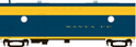 Rapido Trains, Inc. Steam Generator Car - Santa Fe #9000