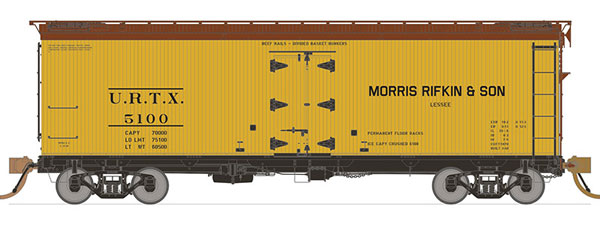 General American 37' Meat Refrigerator Car (4-Pack) Morris Rifkin by ...