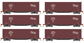 Rapido Trains, Inc. USRA Double-Sheathed Wood Boxcar (6-Pack) - Toronto, Hamilton & Buffalo (Brown Scheme)