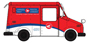 Walthers SceneMaster Long Life Vehicle (LLV) Mail Truck - Canada Post (1998-Present Scheme)