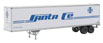 Walthers SceneMaster 45' Stoughton Trailer (2-Pack) - Santa Fe 