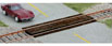 Walthers SceneMaster Wood Grade Crossing (Laser-Cut Wood Kit) - 2-Pack