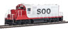 WalthersMainline EMD GP9 Phase II with Chopped Nose (Standard DC) - Soo Line No. 411