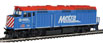 WalthersMainline EMD F40PH (w/DCC & SoundTraxx® Sound) - Metra No. 128 (City of Evanston)