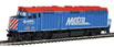 WalthersMainline EMD F40PH (Standard DC) - Metra No. 132 (City of Harvard)