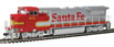 WalthersMainline GE Dash 8-40B (Standard DC) - Santa Fe No. 574 (Super Fleet Warbonnet)