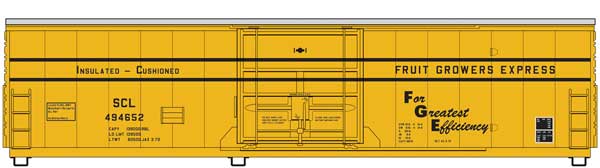 50' FGE Insulated Boxcar Seaboard Coast Line by Walthers ...