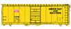 WalthersMainline 40' PS-1 Boxcar - Green Bay & Western GBW 733