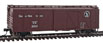 WalthersMainline 40' Single Sheathed Boxcar (w/Flat Roof, Dreadnaught Ends, Wood Running Boards) - Great Northern GN 31144