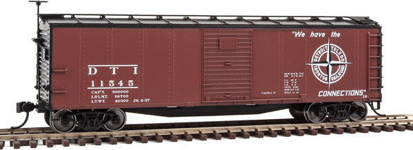 40' Rebuilt USRA Steel Boxcar Detroit, Toledo & Ironton by Walthers ...