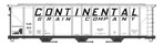 WalthersMainline 50' Pullman-Standard PS2-CD 4427 3-Bay Covered Hopper - Continental Grain Co. TLDX 2615