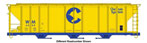 WalthersMainline 50' Pullman-Standard PS2-CD 4427 3-Bay Covered Hopper - Western Maryland WM 4675