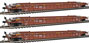 WalthersMainline 53' 3-Unit NSC Well Car - Grand Trunk Western CN 676074