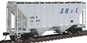 WalthersMainline 37' 2980 Cubic-Foot 2-Bay Covered Hopper - Dakota, Minnesota & Eastern DME 29036