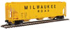 WalthersMainline 54' Pullman-Standard 4427 CD Covered Hopper - Milwaukee Road MILW 98589