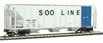 WalthersMainline 54' PS2-CD 4427 Low-Side Covered Hopper - Soo Line 70219