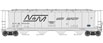 WalthersMainline 59' Cylindrical Hopper (Trough Hatches) - National Railways of Mexico NdeM 118524