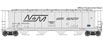 WalthersMainline 59' Cylindrical Hopper (Trough Hatches) - National Railways of Mexico NdeM 118701