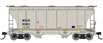 WalthersMainline 39' Trinity 3281 2-Bay Covered Hopper - Wells Fargo First Union Rail WSOX 804803