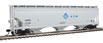 WalthersMainline 60' NSC 5150 3-Bay Covered Hopper - Archer-Daniels-Midland ADMX 52235