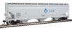 WalthersMainline 60' NSC 5150 3-Bay Covered Hopper - Archer-Daniels-Midland ADMX 52235