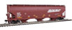 WalthersMainline 60' NSC 5150 3-Bay Covered Hopper - Burlington Northern Santa Fe BNSF 495299