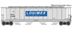 WalthersMainline 59' Cylindrical Hopper - Logimex NDYX 816902