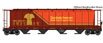 WalthersMainline 59' Cylindrical Hopper - Saskatchewan Grain Car Corporation SKPX 625185