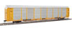 WalthersProto 89' Thrall Bi-Level Auto Carrier - Milwaukee Road Rack, TTX Company Flatcar TTGX 910266