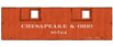 WalthersProto 25' C&O Wood Caboose - Chesapeake & Ohio 90762