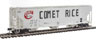 WalthersProto 55' Evans 4780 Cubic Foot 3-Bay Covered Hopper - Comet Rice USLX 20920