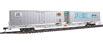 Walthers Gold Line™ Mark IV Flexi-Van Flatcar w/Two Trailers - New York Central NYC 9715