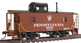 Walthers Platinum Line™ Pennsylvania N6B Wood Cabin Car (Large Name) #980122