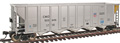 Walthers Gold Line Trinity RD-4 Coal Hopper (6-Pack) - Union Pacific® (Aluminum)