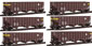 Walthers Gold Line Bethlehem 4000 Cu. Ft. 3-Bay 100 Ton Coal Hopper (6-Pack) BNSF #2