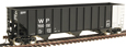 Walthers Gold Line™ Bethlehem 4000 Cubic Foot 3-Bay Hopper (6-Pack) - Western Pacific™