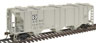 Walthers Gold Line PS-2 2893 Cubic Foot 3-Bay Covered Hopper - Santa Fe ATSF 300734