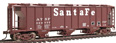 Walthers Gold Line PS-2 2893 Cubic Foot 3-Bay Covered Hopper - Atchison, Topeka & Santa Fe