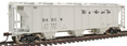 Walthers Gold Line PS-2 2893 Cubic Foot 3-Bay Covered Hopper - Denver & Rio Grande Western