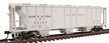 Walthers Gold Line PS-2 2893 Cubic Foot 3-Bay Covered Hopper - Illinois Central