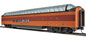 Walthers Milwaukee Road 1955 'Twin Cities Hiawatha' Streamlined Cars Pullman-Standard Super Dome #50-59