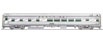 Walthers Santa Fe 'Super Chief' Streamlined Cars w/Plated Finish – Pullman-Standard 29-Seat Dormitory-Lounge